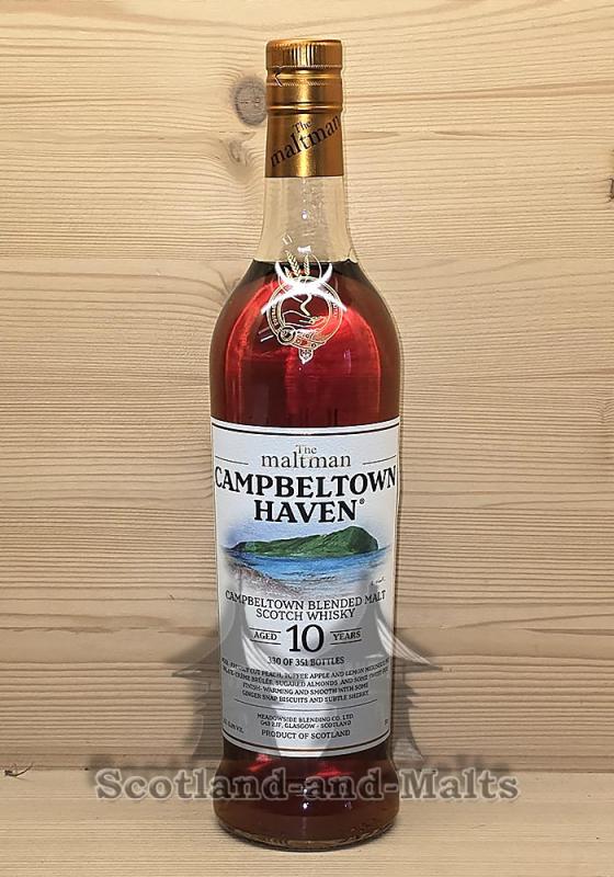Campbeltown Haven 2014 - 10 Jahr Refill Sherry Cask mit 53,8% Blended Campbeltown Malt Scotch Whisky von The Maltman